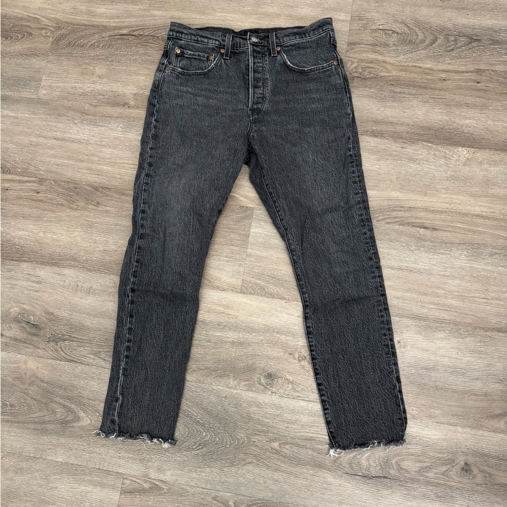 Levi’s 501 Skinny Jeans Washed Black